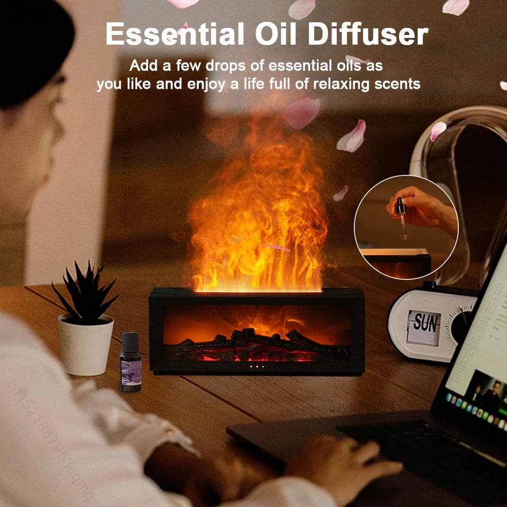 Le Diffuseur d’Huiles Essentielles Effet Cheminée